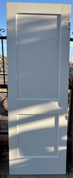 White 2-Panel Interior Door