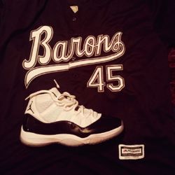 #45 Authentic Barons Jersey... Sz3X Never worn