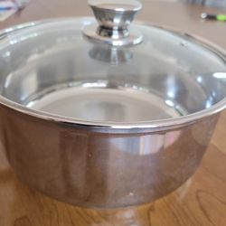 New Stainless Steel Cookware Pot With Lid 