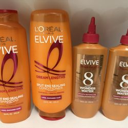 Loreal Elvive Shampoo Conditioner Wonder Water all 4 x $15