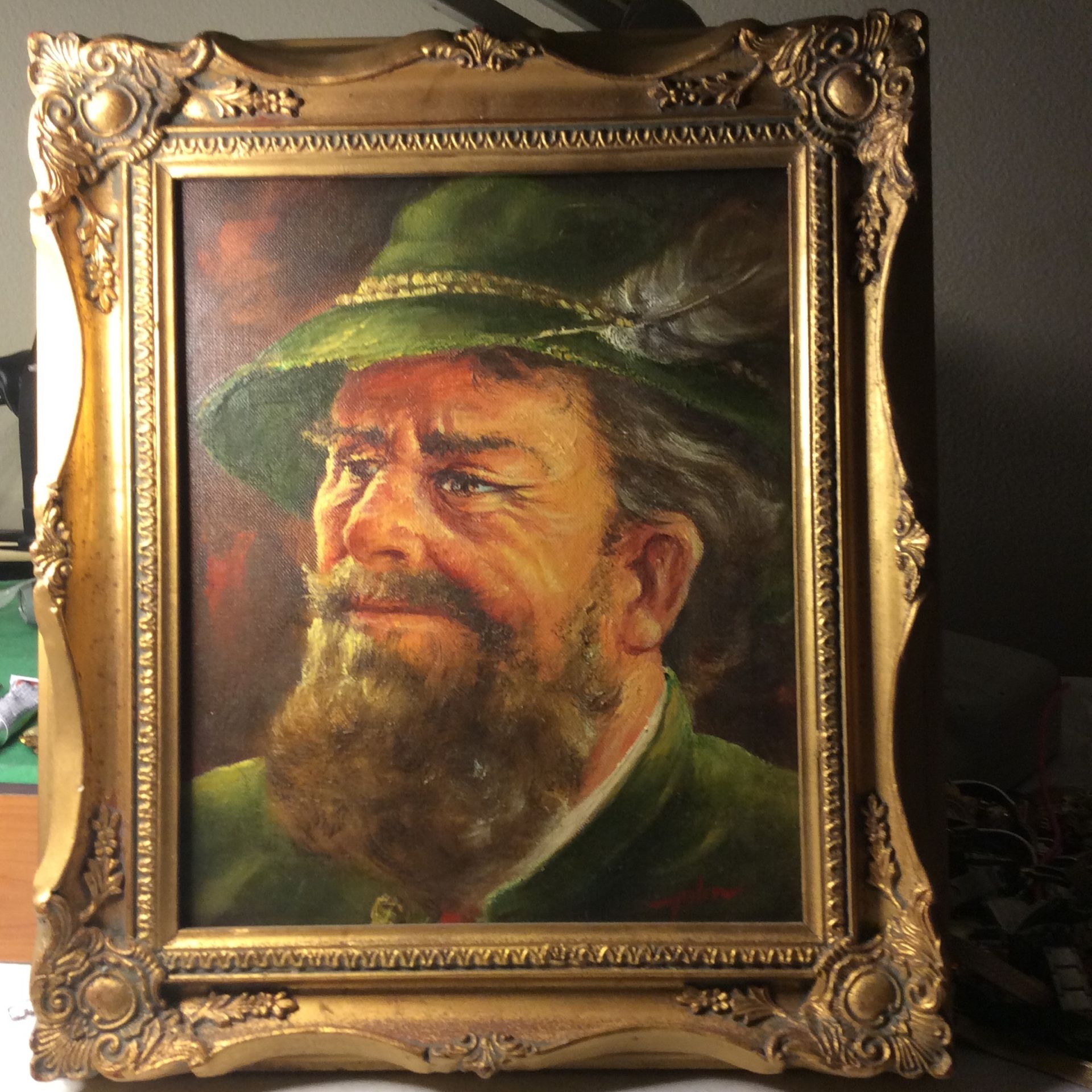Old Picture Oil Collectible