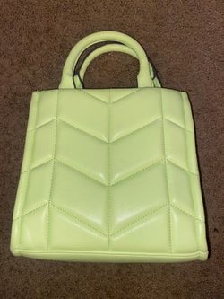 Lime green handbag