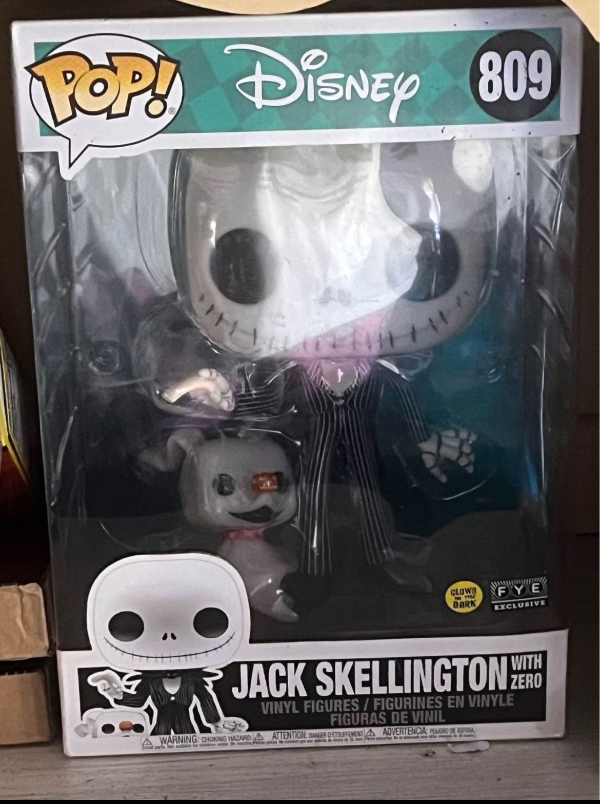 Glow In The Dark Jack Skellington Funko Pop