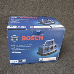 Bosch GAL18V6-80 6-Bay Sequential Battery Fast Charger (AA1)