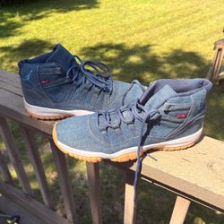 Retro Levi’s X Air Jordan 11 High Tops