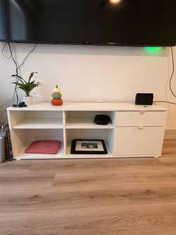 White TV Stand