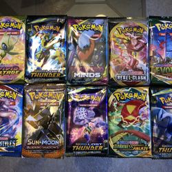 100 Random Pokemon Cards (10 Booster Packs Total) for Sale in Charlotte, NC - OfferUp 100 Random Pokemon Cards (10 Booster Packs Total) for Sale in Charlotte, NC - OfferUp