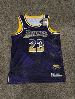Nike NBA LeBron James Lakers 25/26 Swingman Jersey Purple Sz Large 100$ Firm retail is 160$+Tax