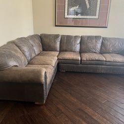 Leather Couch - Large - 110 Inch X 120 Inch