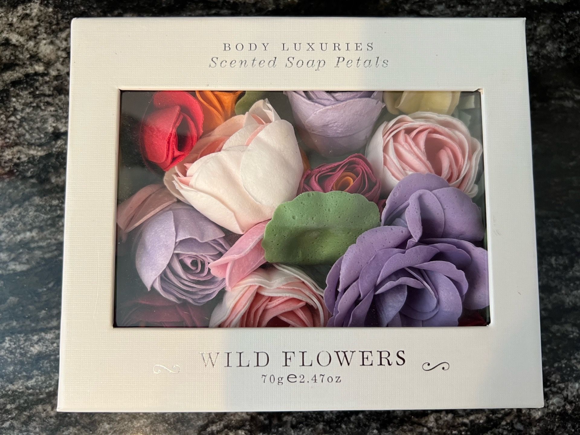 Body Luxuries Scented Soap Petals Wild Flowers 2.47 oz / 70g