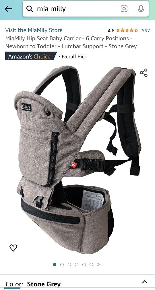 Mia Mily Baby Carrier 