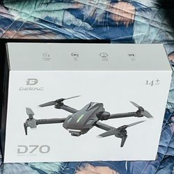 Brand New  DEERC Drone with Camera, D70 Drones with Camera for Adults 1080P HD