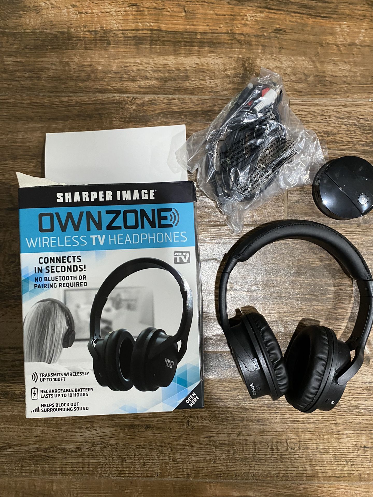 Sharper Image Ownzone Wireless TV Headphones