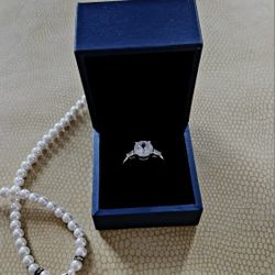 Exquisite CZ Ring in Sterling 