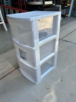 plastic drawer unit