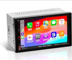 BOSS Audio Systems Elite BE7ACP.WX Double DIN Car Stereo Wireless Apple CarPlay Android Auto, 7 Inch Touchscreen, Sirius XM-Ready, Bluetooth