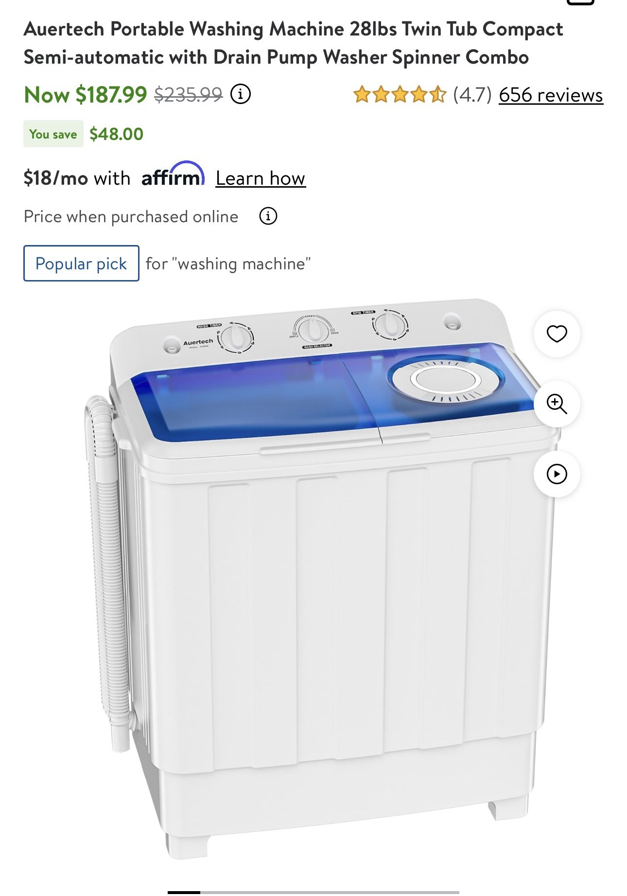 Washer Dryer Machine 