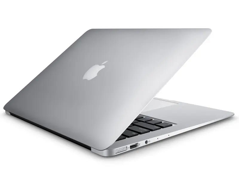 Macbook Air with video and audio programs.