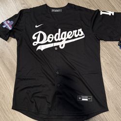 LA DODGERS black Jersey L & XL