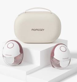 Momcozy Double Wearable Breast Pump – Like New + Case & Extras
