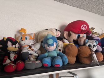 Video Game Character Plush Lot