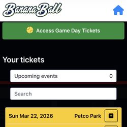 Savanna Banana Tickets