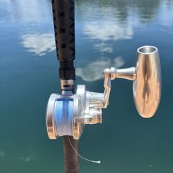  Like New Accurate Valiant 500N & Like New Shimano Trevala 5’8” 80-200lb 120-325g Jogging Rod 🔥 