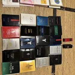 23 men’s cologne samples + 3 women’s perfumes samples
