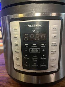 Insignia- 6-Quart Multi-Function Pressure Cooker - Stainless Steel