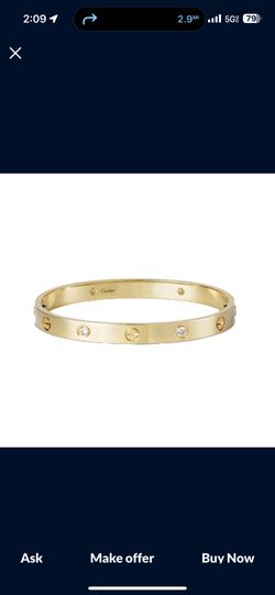 Cartier Love Bracelet 4 Diamonds