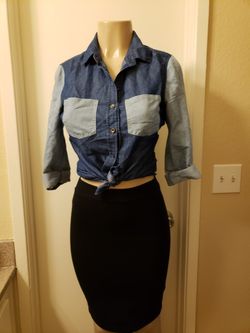 Denim shirt