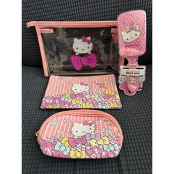 Bundle Make Up Bags & Hair Brush 