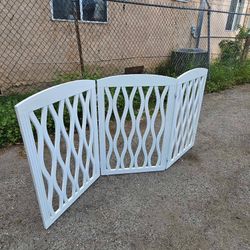 3 Panel Foldable Wooden Pet Gate