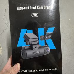 Dual Dash Camera, Front 4K Rear 2K