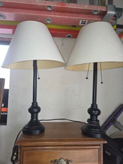 2x table lamps