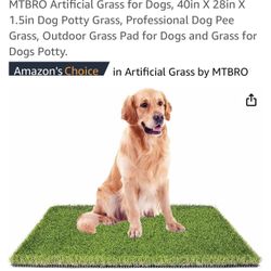28x40” Dog Pee Grass Pad, New