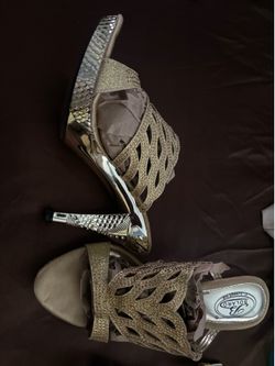 Gold heels