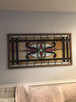 Stained Glass “28” X “55 1/2”