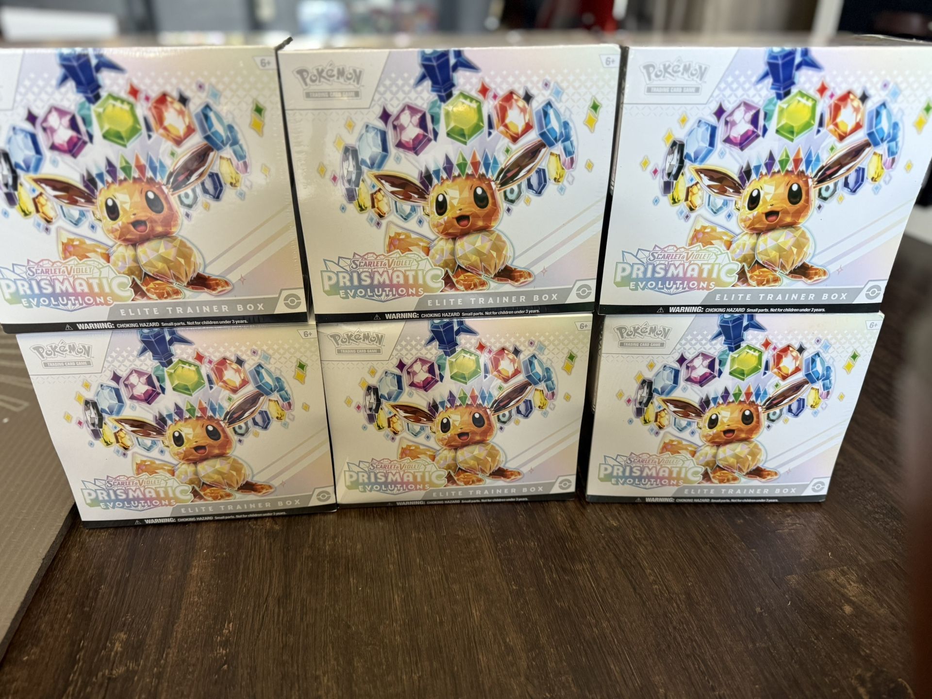 Pokemon Prismatic Evolution ETBs