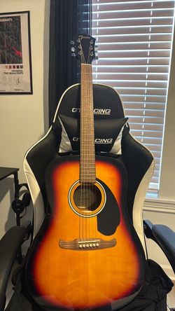 Fender Acoustic Guitar Sunburst Finish