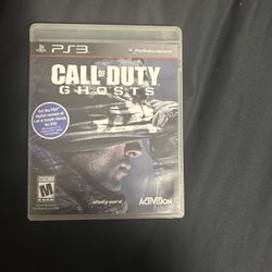 Ps3 Call of duty ghosts