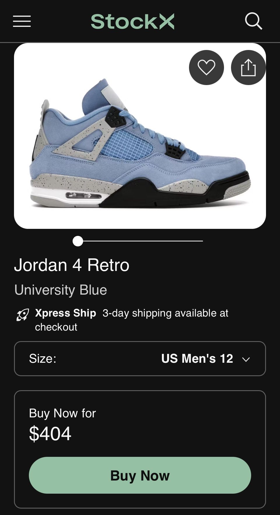 Brand New Jordans Retro 4“