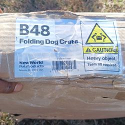 Large Folding Dog Crate