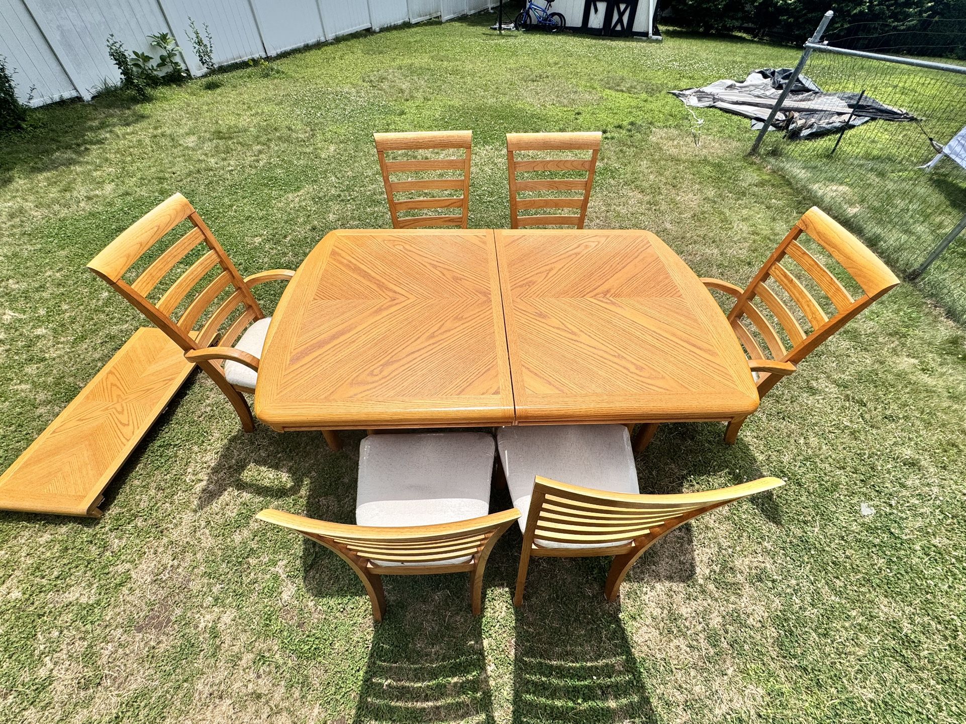 Dining Room Set – Table with 6 Chairs (HEAVY DUTY)