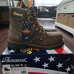 Brand New Thorogood 6" Crazy Horse Boots. Size 10.5 D. Model (contact info removed)