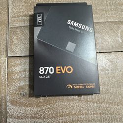 Samsung 870 EVO SATA III SSD 1TB 2.5” Internal Solid State Drive, Upgrade PC or Laptop Memory and Storage for IT Pros, Creators, Everyday Users, MZ-77