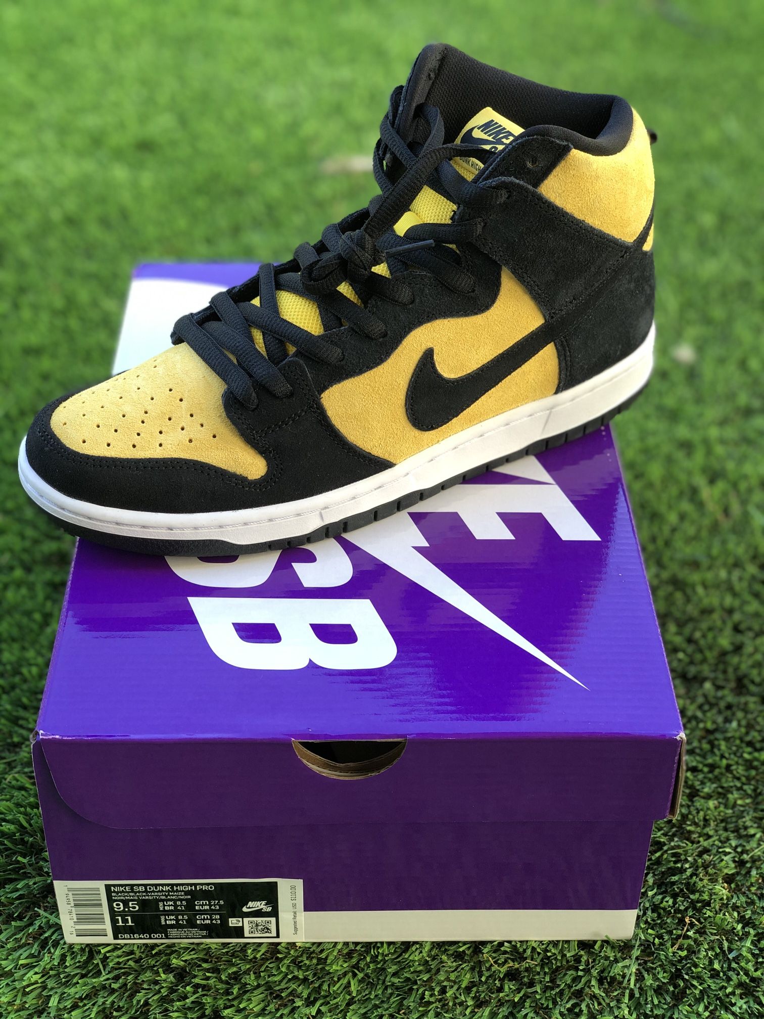 Nike Dunk High Reverse Goldenrod