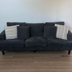 Dark Grey Couch