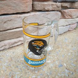 Jacksonville Jaguars NFL Glass Mug