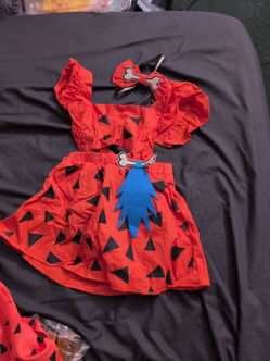Baby Pebbles Costume Size 6-12 months